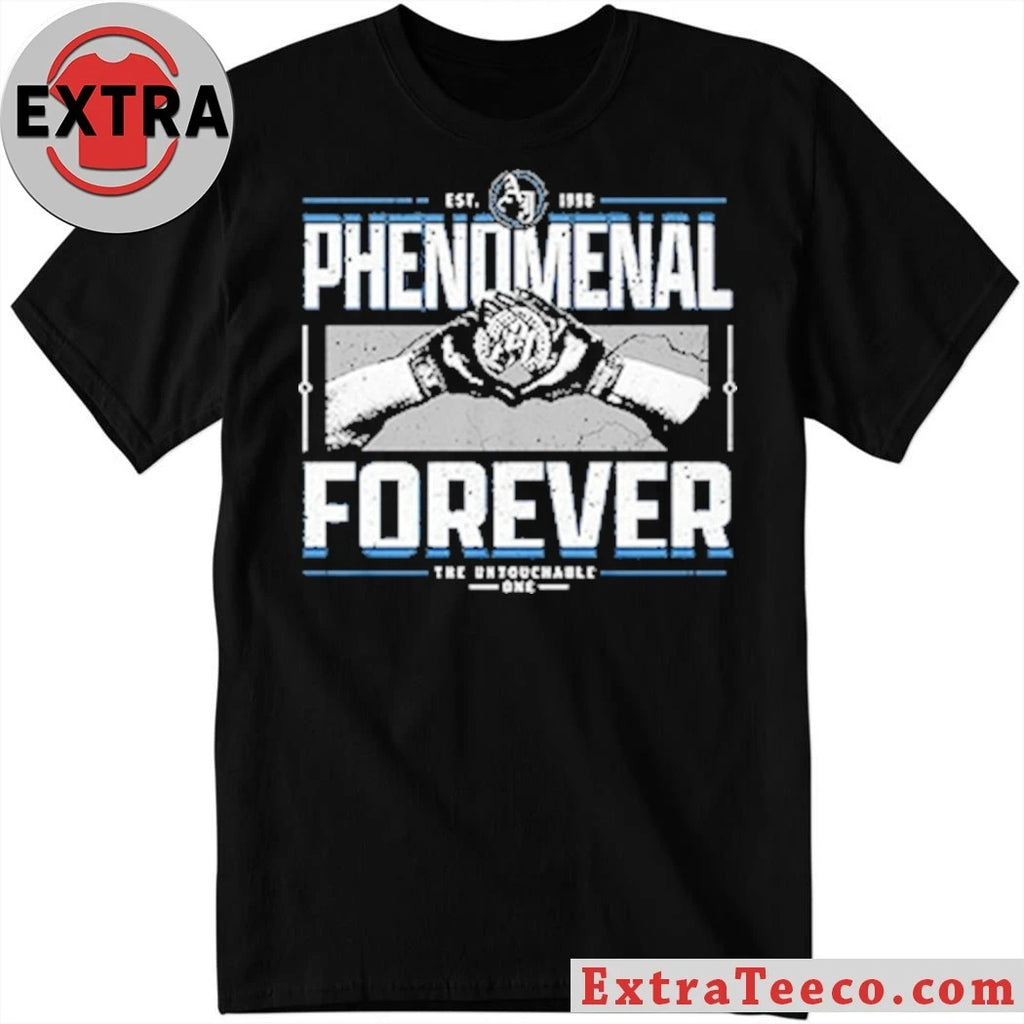 Official Celebrating 10 years of AJ Styles Phenomenal Forever, The Undefeated T-Shirt