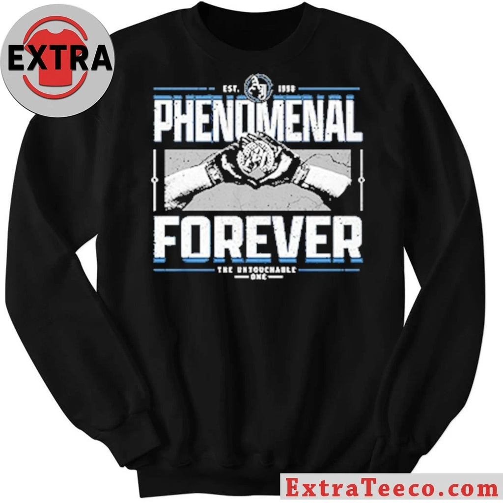Official Celebrating 10 years of AJ Styles Phenomenal Forever, The Undefeated T-Shirt