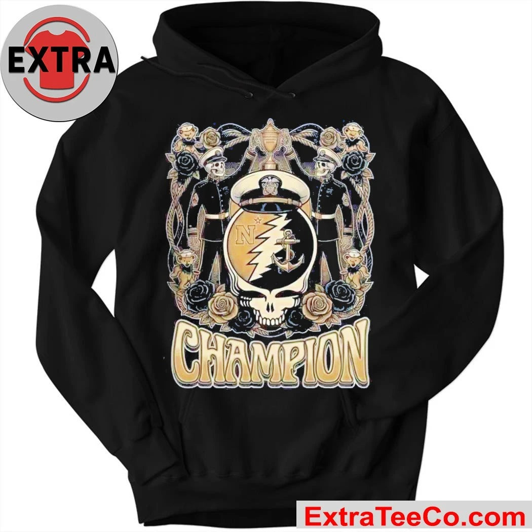 Official Celebrating the Navy Midshipmen football team’s victory in the Commander-in-Chief’s Grateful Dead Steal Your Face Cup Shirt