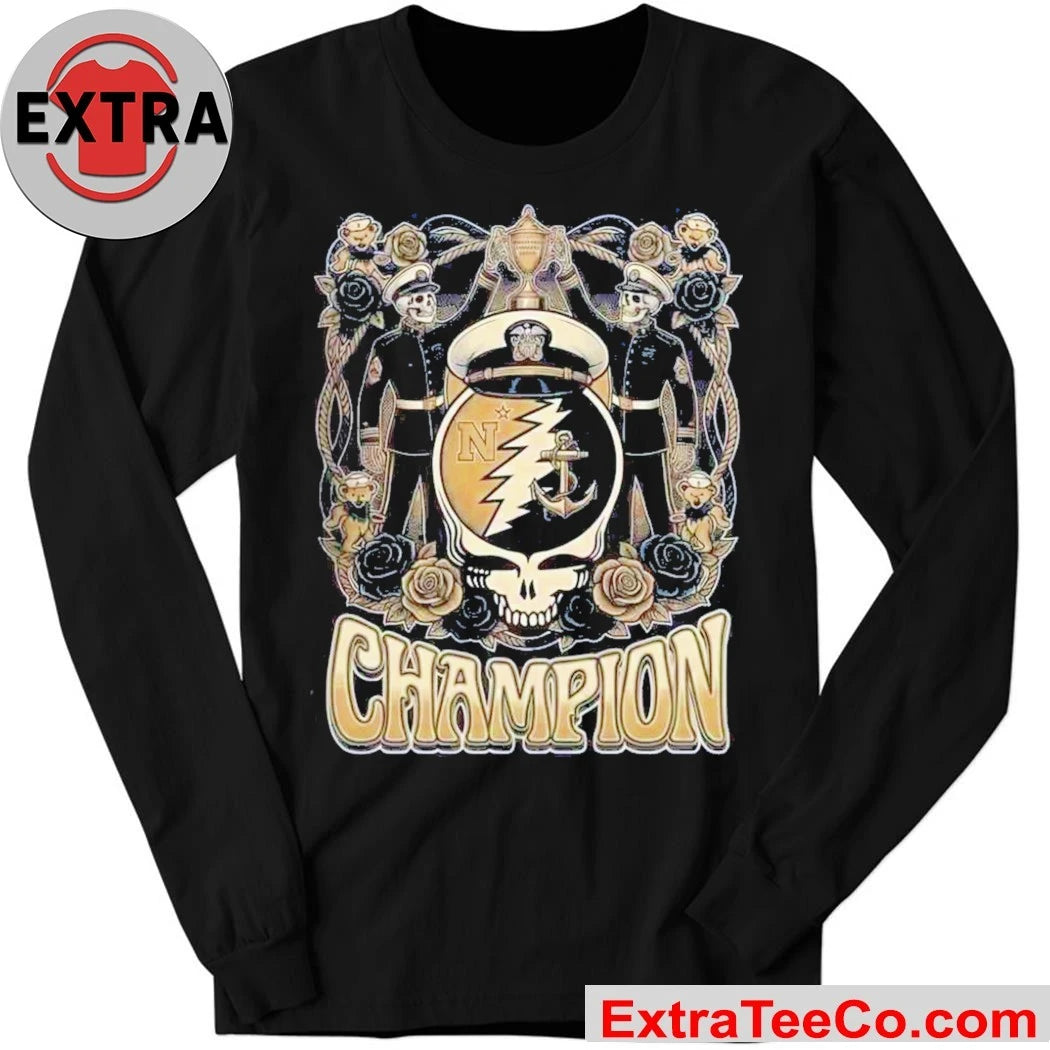 Official Celebrating the Navy Midshipmen football team’s victory in the Commander-in-Chief’s Grateful Dead Steal Your Face Cup Shirt