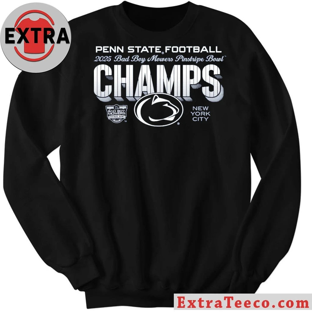 Official Celebrating the Penn State Nittany Lions’ victory in the 2025 Pinstripe Bowl Shirt