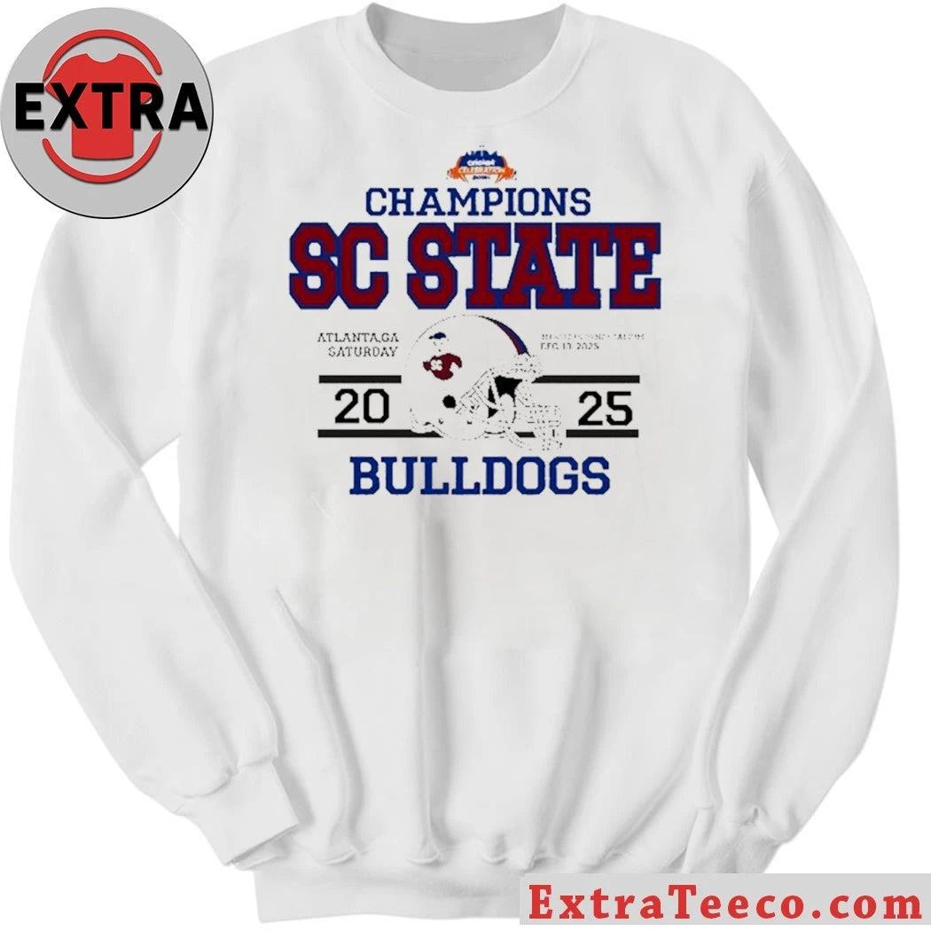 Official Celebrating the SC State Bulldogs’ 2025 Cricket Celebration Bowl Championship at Mercedes-Benz Stadium, Atlanta, GA, Saturday, December 13, 2025 Shirt