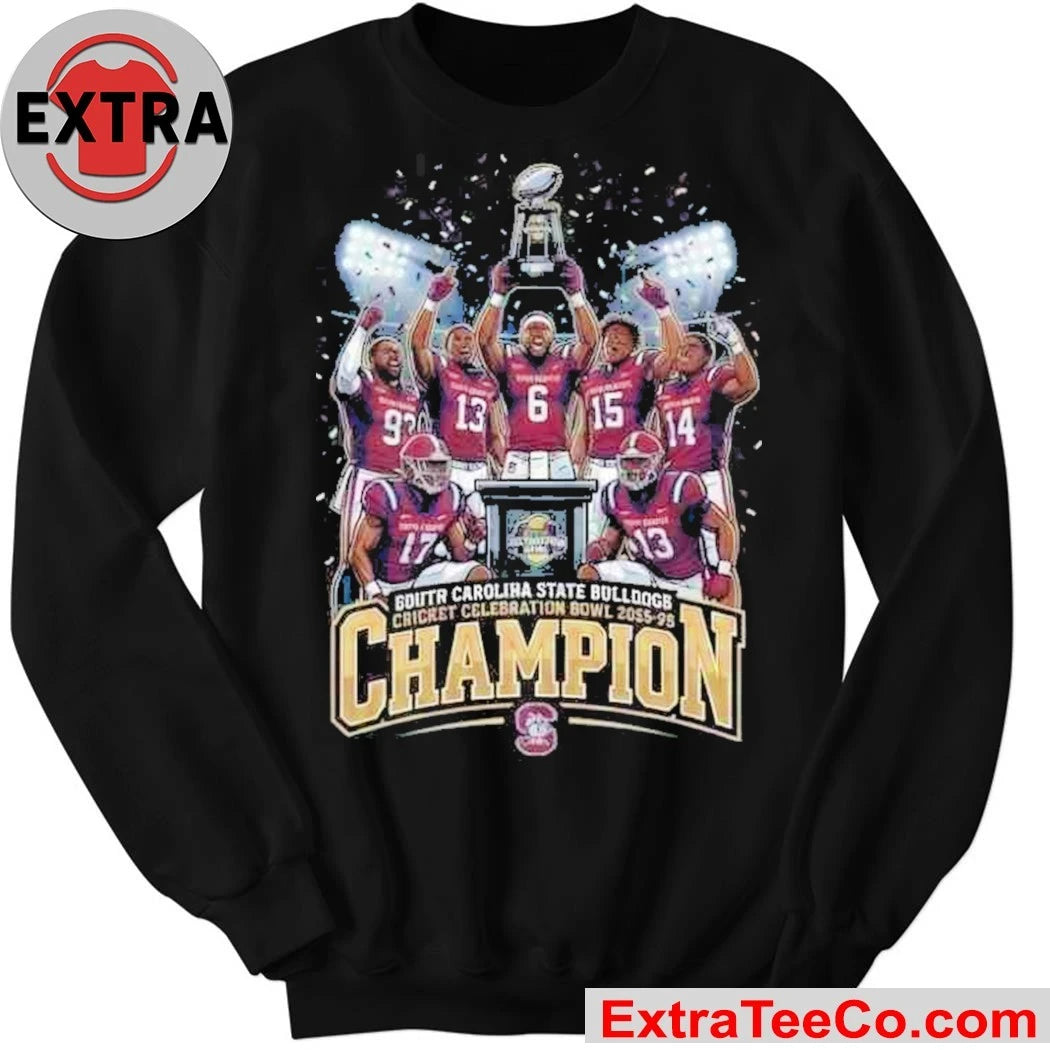 Official Celebrating the South Carolina State Bulldogs’ Celebration Bowl championship Shirt
