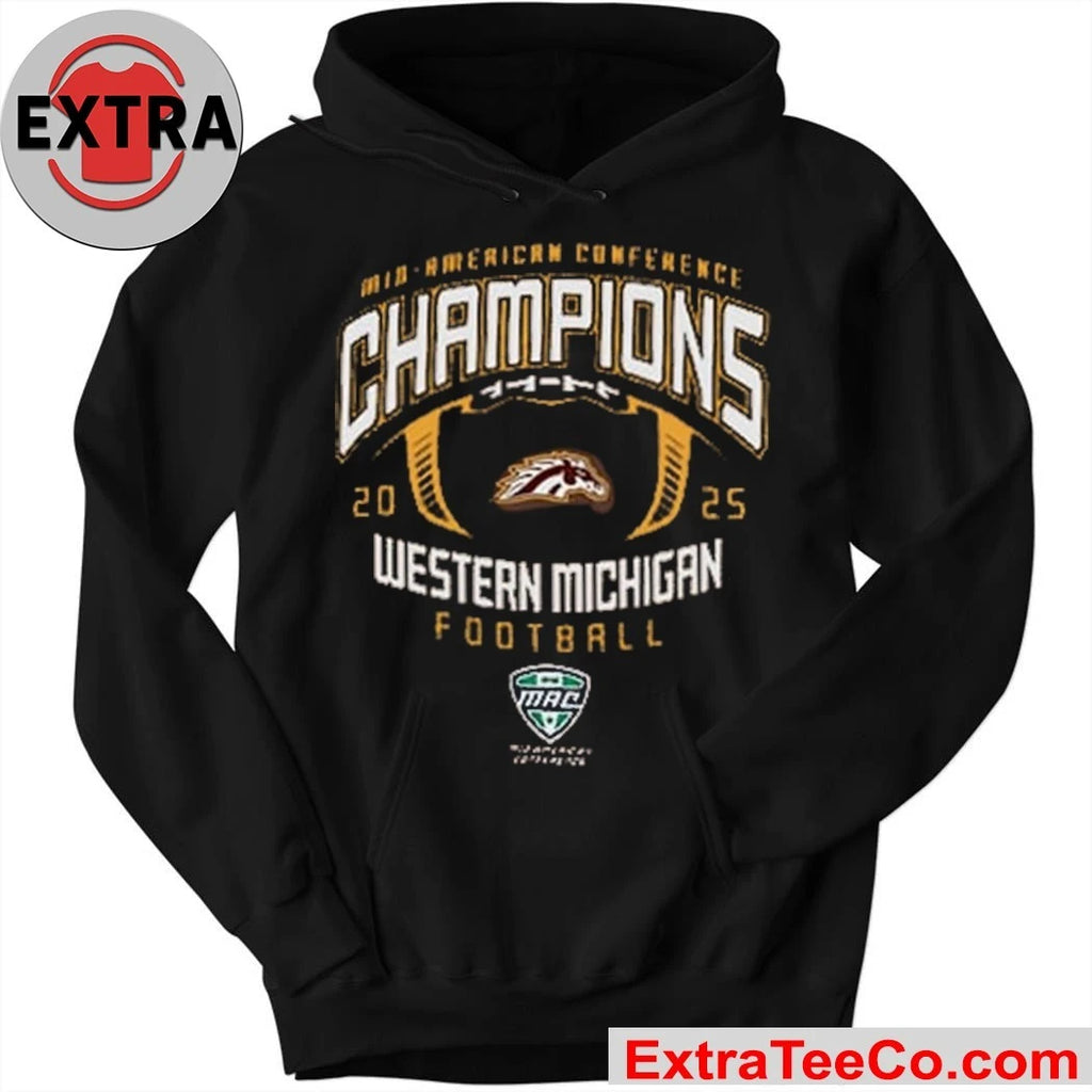 Official Champion Western Michigan Broncos Brown 2025 Football MAC Conference Champs Jersey Shirt