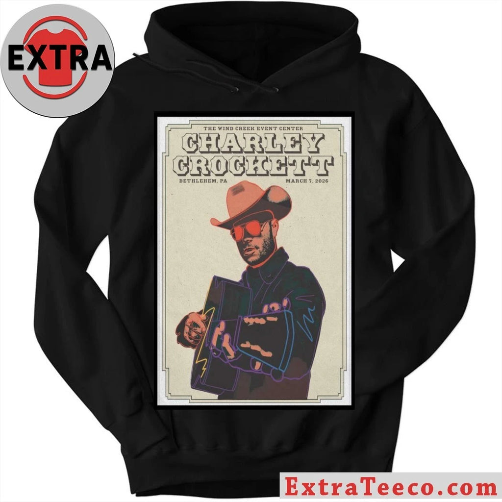 Official Charley Crockett Bethlehem PA Mar 7, 2026 Poster Shirt