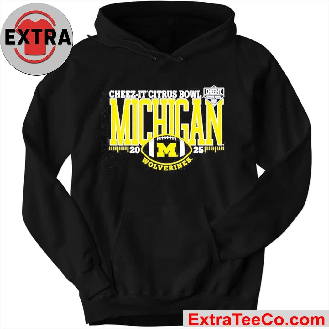 Official Cheez-It Citrus Bowl Michigan Wolverines 2025 Logo Shirt