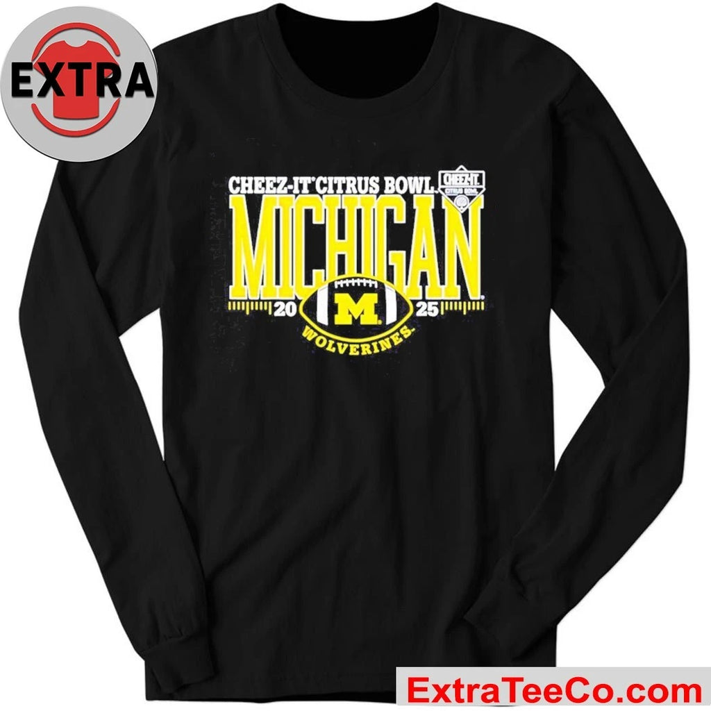 Official Cheez-It Citrus Bowl Michigan Wolverines 2025 Logo Shirt