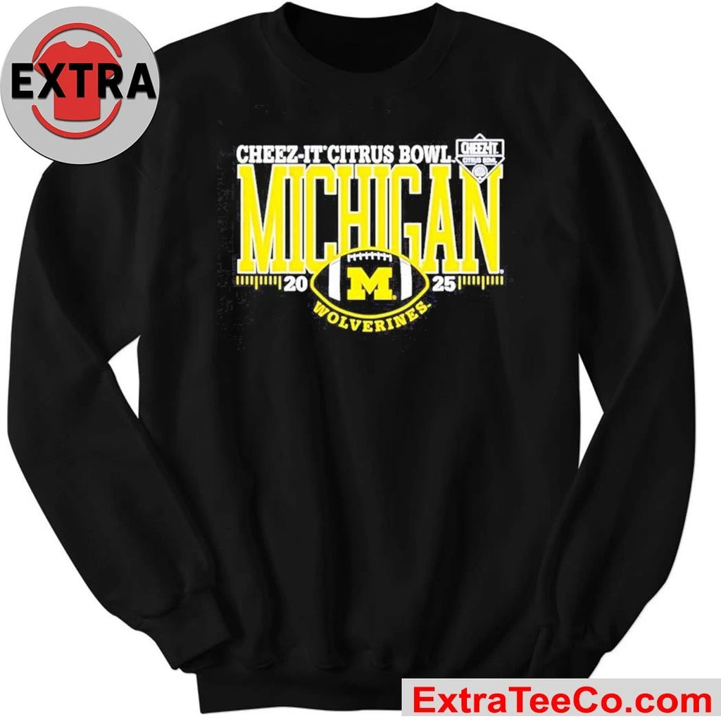 Official Cheez-It Citrus Bowl Michigan Wolverines 2025 Logo Shirt
