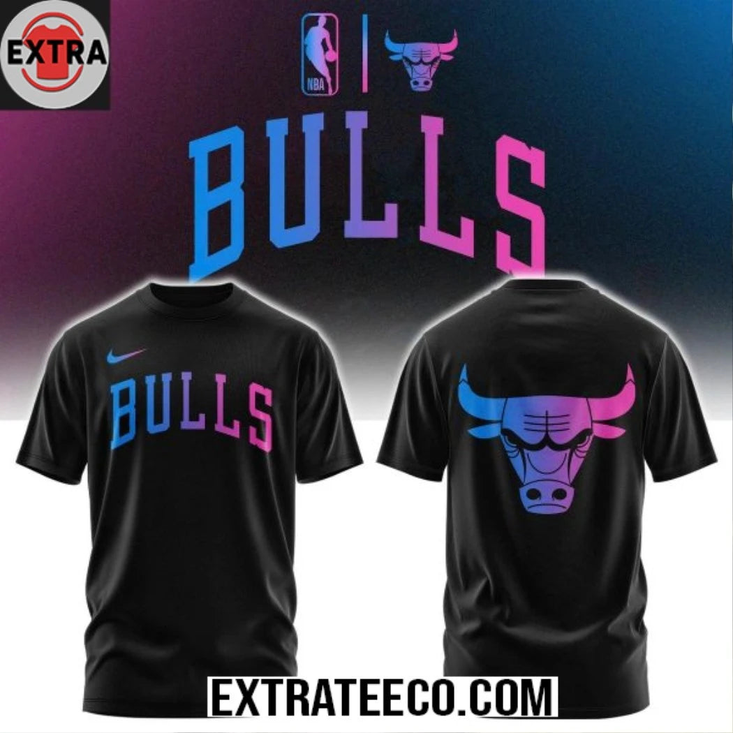 Official Chicago Bulls x Cyberpunk Night 2026 NBA Champs Shirt