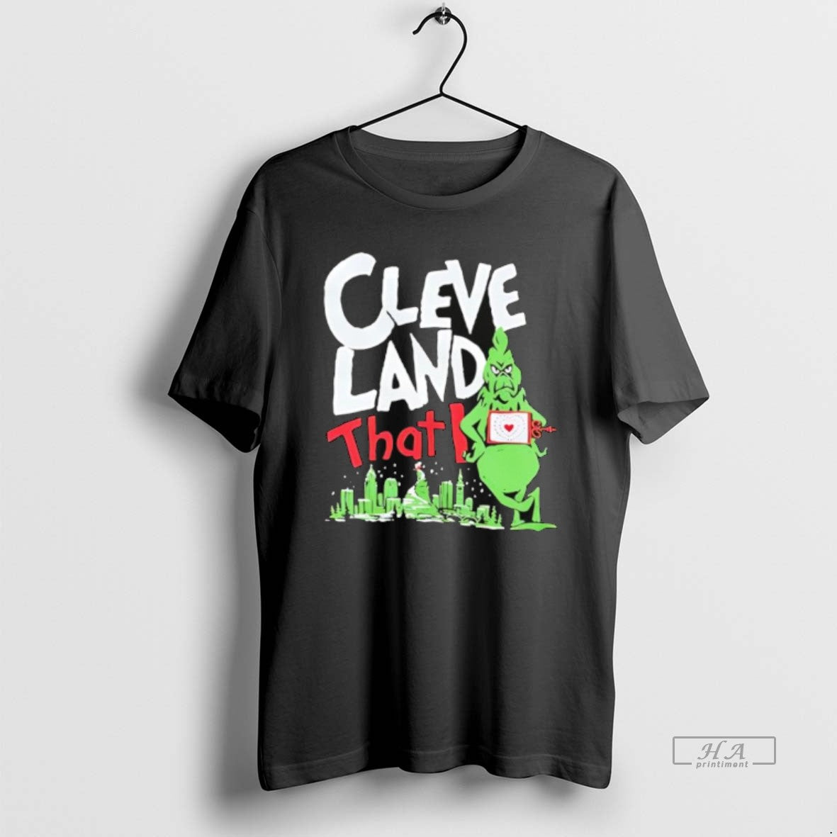 Official Cleveland That I Grinch T-Shirts, Hoodie, Sweatshirt | PodTeesHub.com