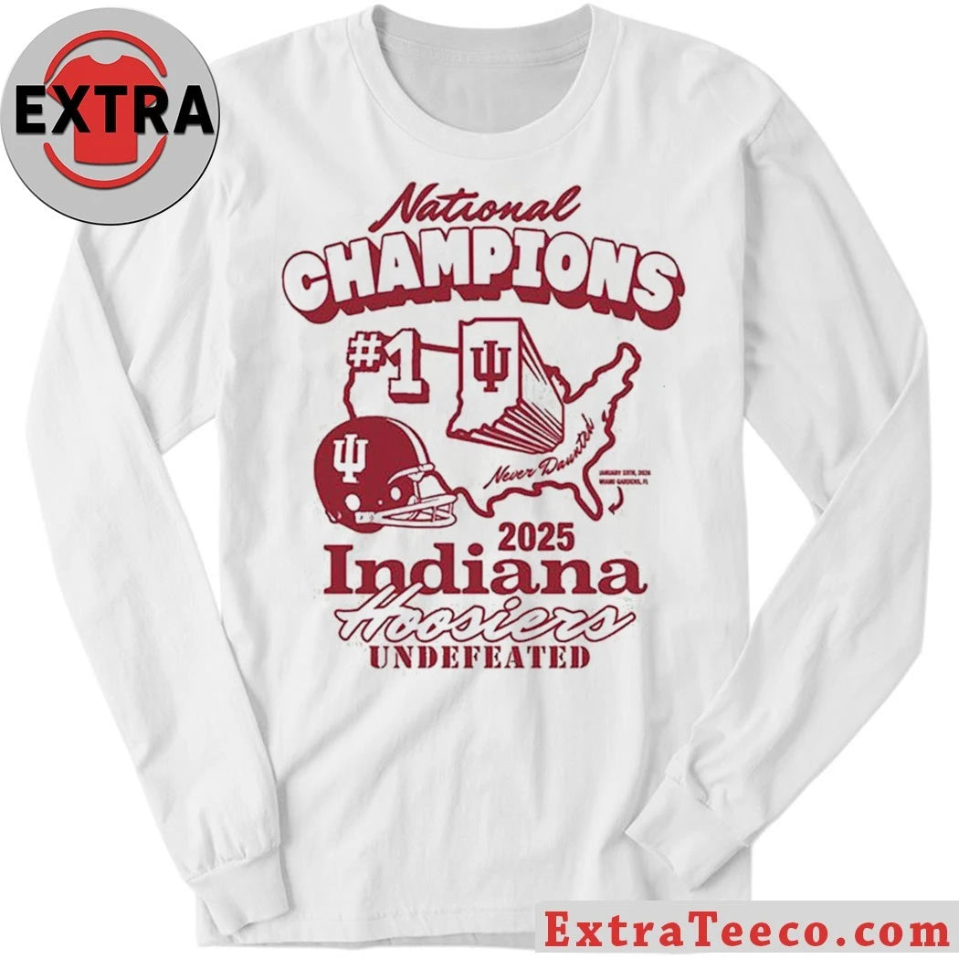 Official College Football Playoff 2026 Something Inked Indiana National Champions Retro T-Shirt
