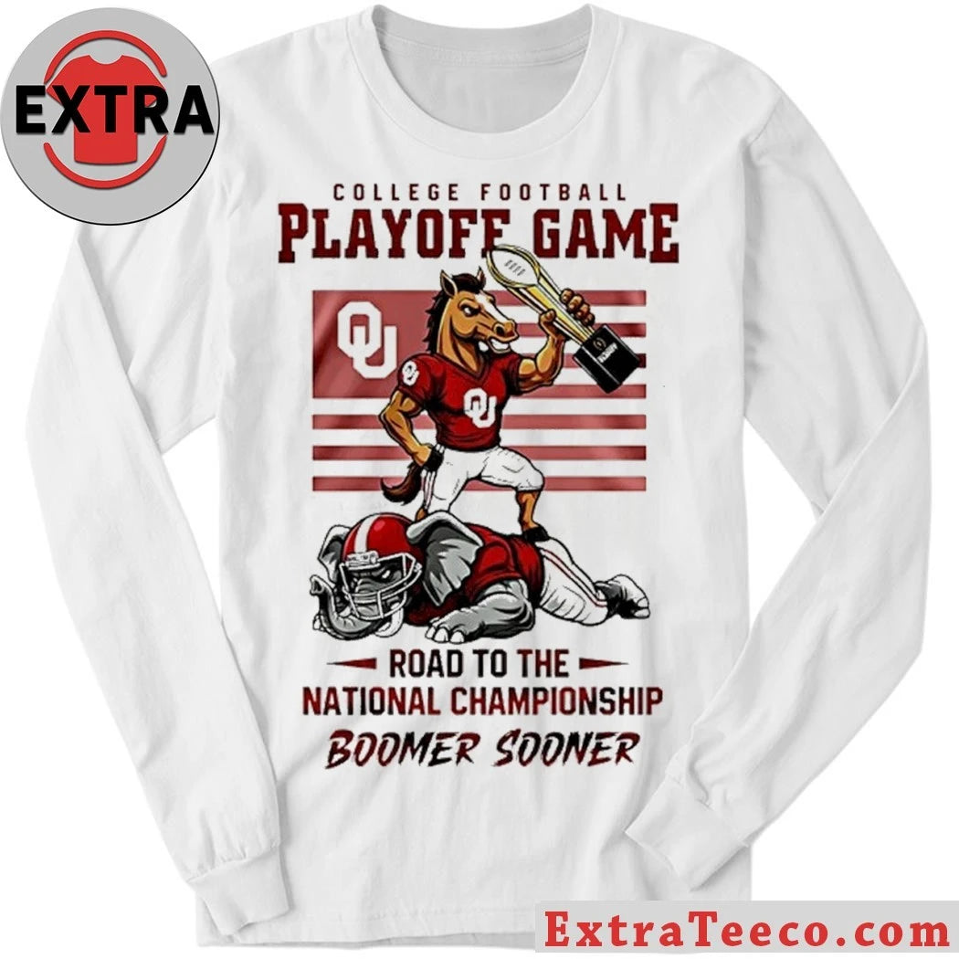 Official College Football Playoff Game Road To The National Championship Boomer Sooner Shirt
