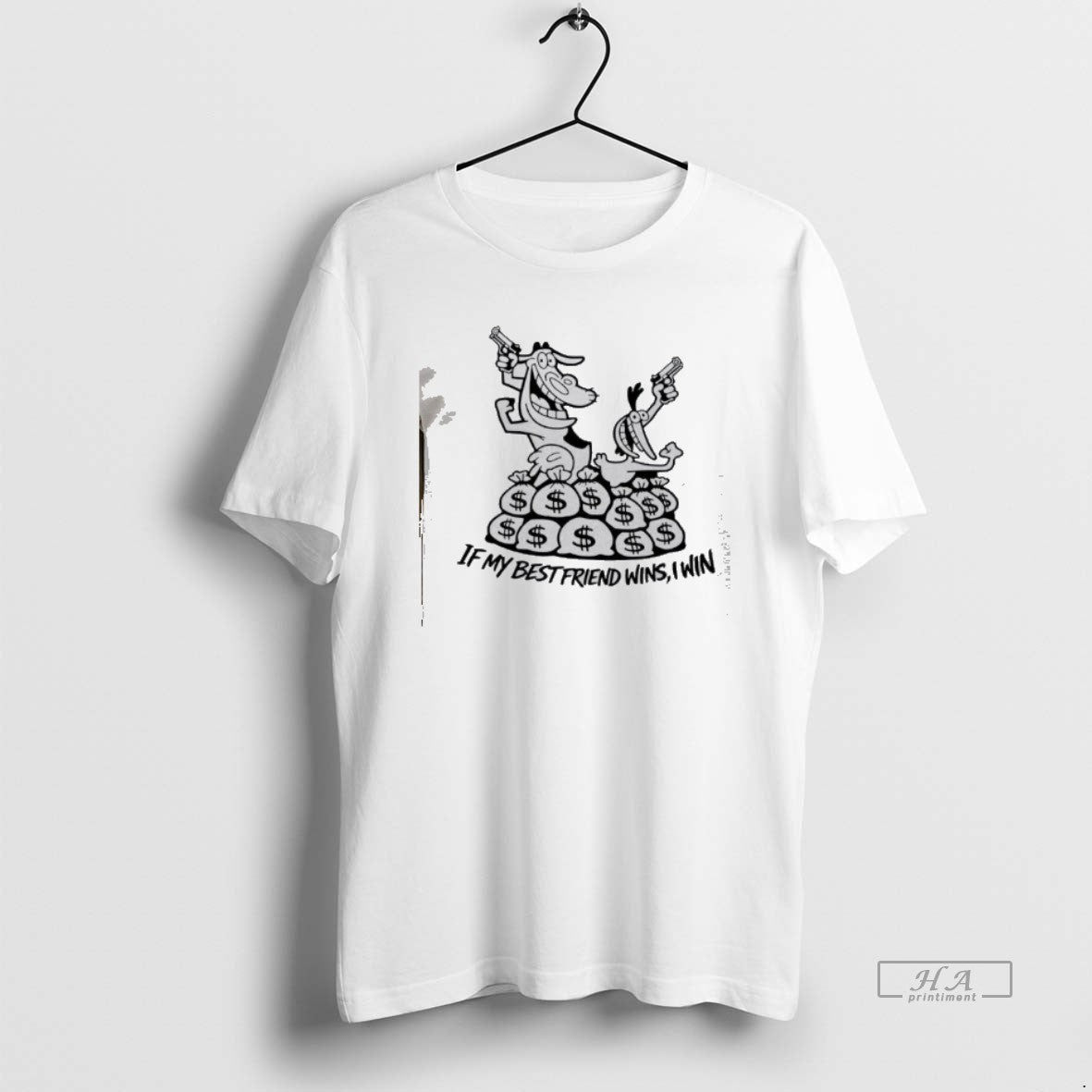 Official Cow If My Best Friend Wins I Win Meme T-Shirts, Hoodie, Sweatshirt | PodTeesHub.com