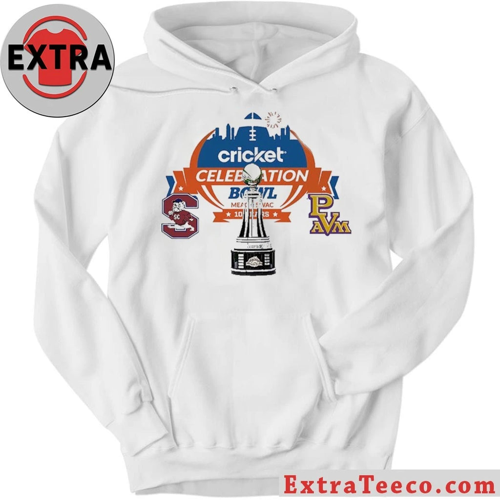 Official Cricket Celebration Bowl South Carolina State Bulldogs Versus Prairie View A&amp;M Panthers Bowl Season College Football 2025 2026 Logo Shirt