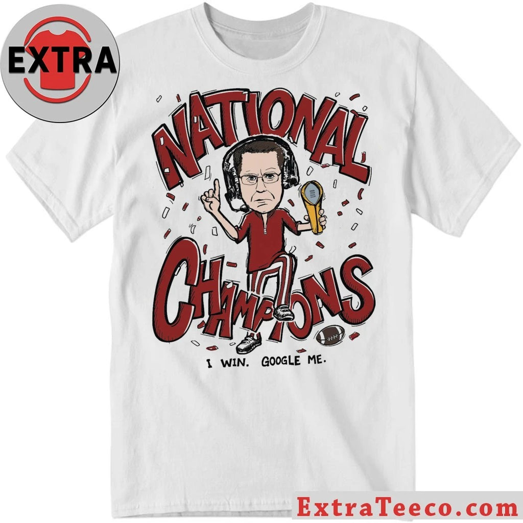 Official Curt Cignetti IN Coach National Champions I Win Google Me Shirt