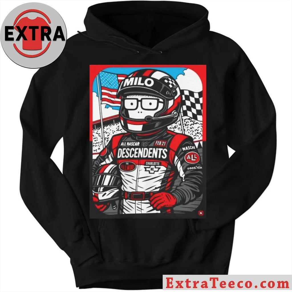 Official Descendents Ricky Milo Live At The Fillmore Charlotte February 21 2026 Exclusive Nascar Gig Poster Artwork By Garage Land Shirt