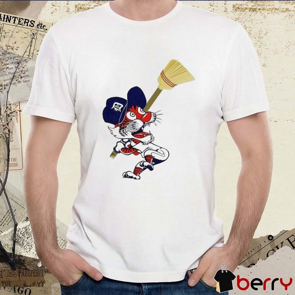 Detroit Tigers Mascot Baseball Sweep the Royals RepDetroit t-shirt