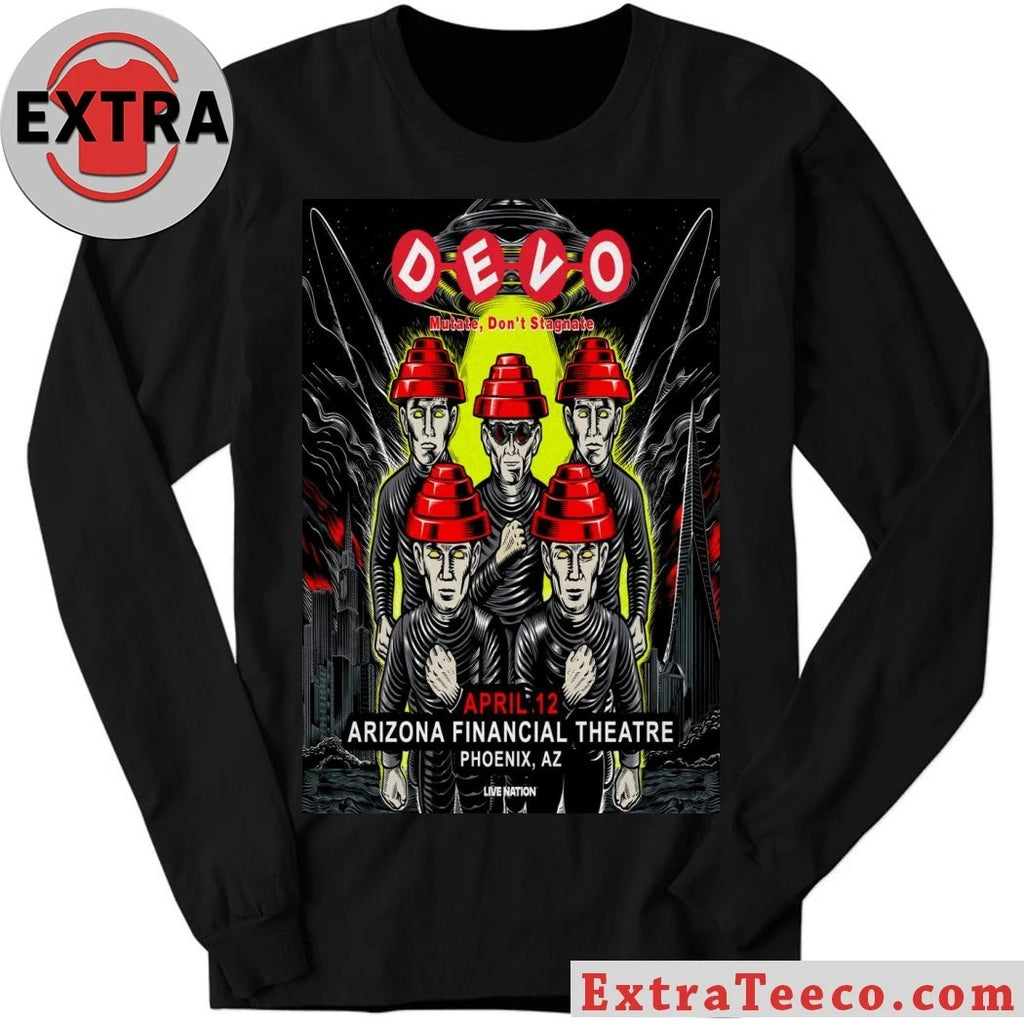 Official Devo April 12 2026 At Arizona Financial Theatre Show Poster Shirt
