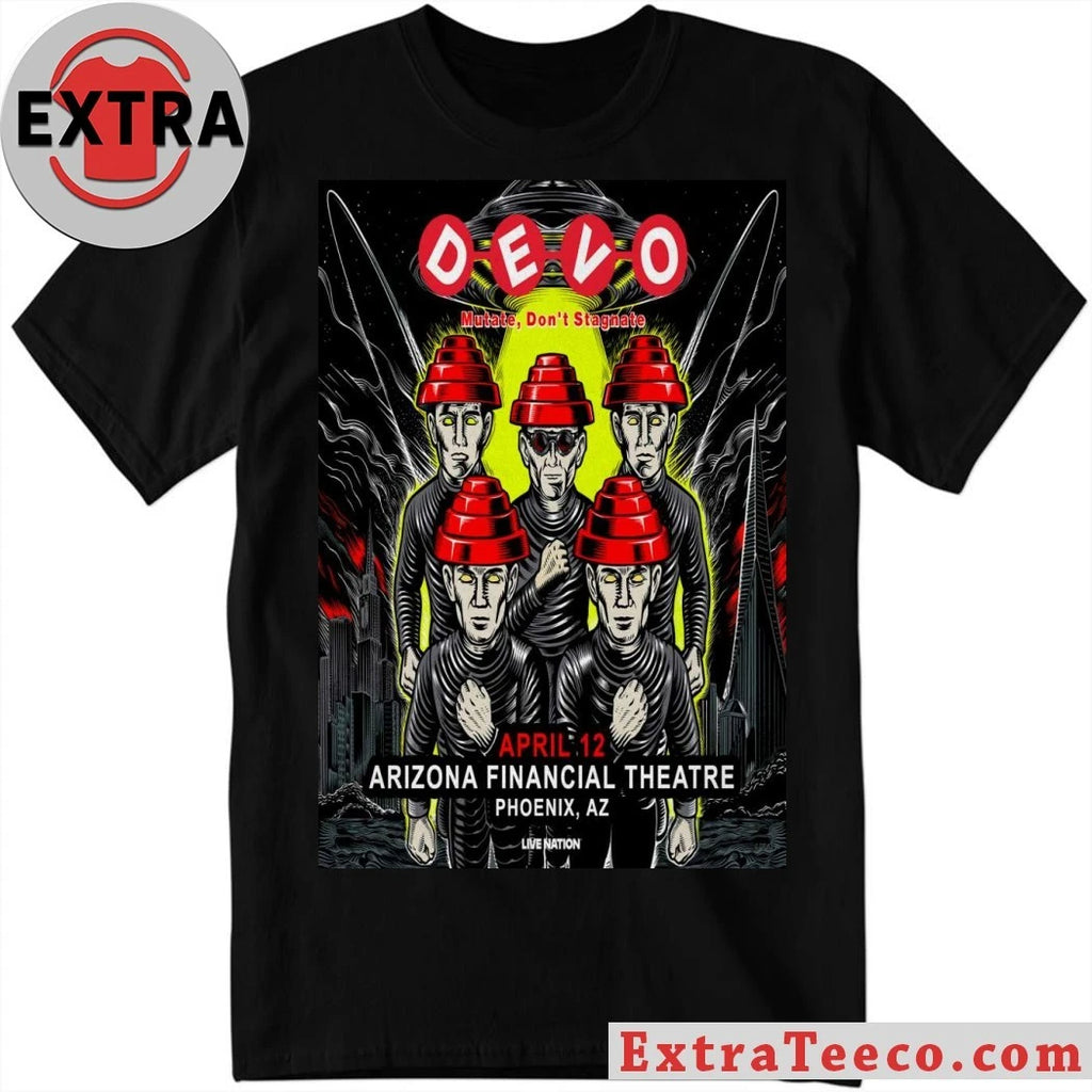 Official Devo April 12 2026 At Arizona Financial Theatre Show Poster Shirt