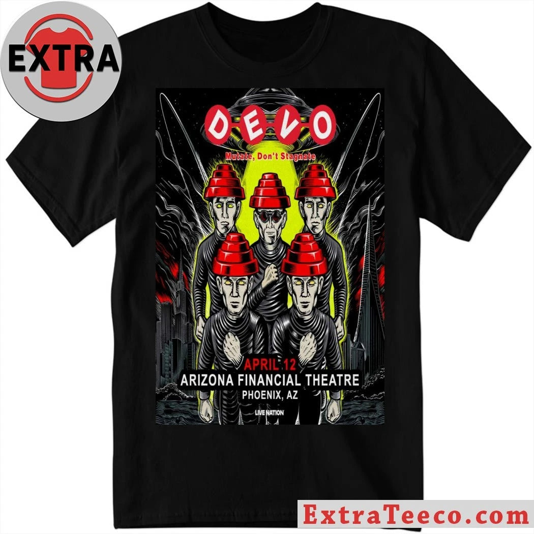 Official Devo April 12 2026 At Arizona Financial Theatre Show Poster Shirt