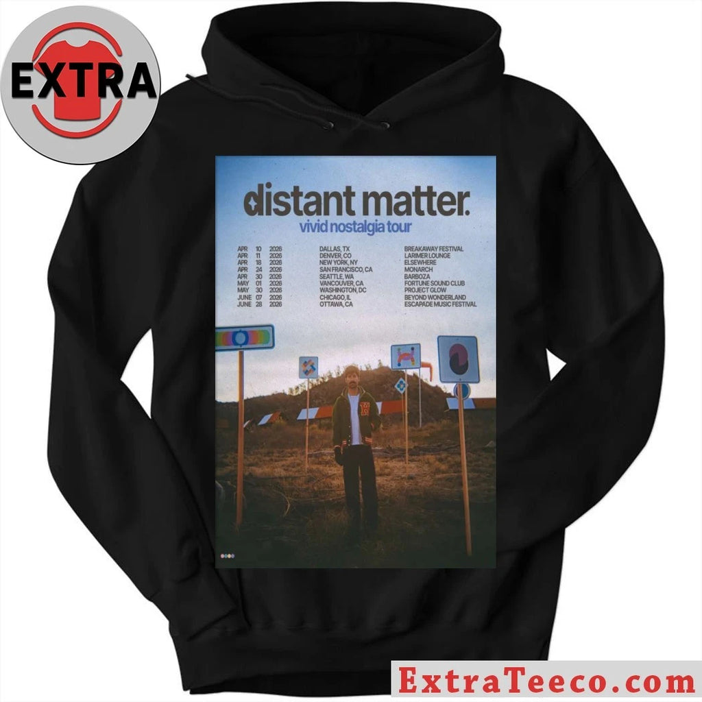 Official Distant Matter Vivid Nostalgia Tour 2026 Poster Shirt