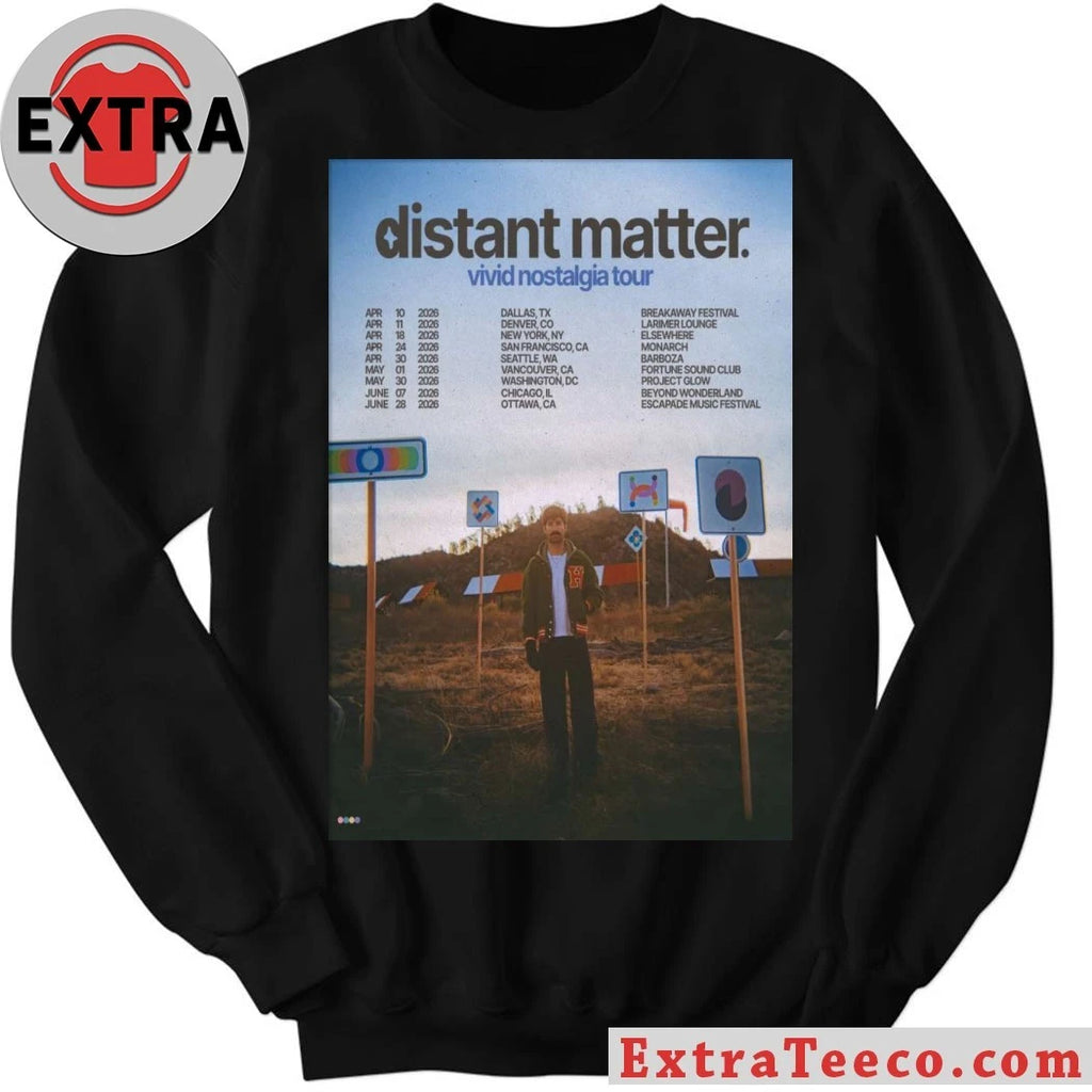 Official Distant Matter Vivid Nostalgia Tour 2026 Poster Shirt