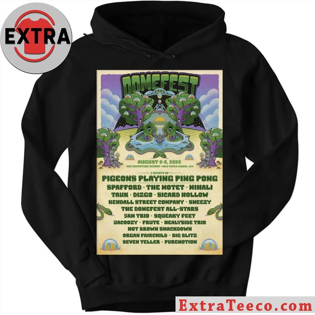 Official Domefest 8 6-8 8 2026 New Gorge WV Poster Shirt