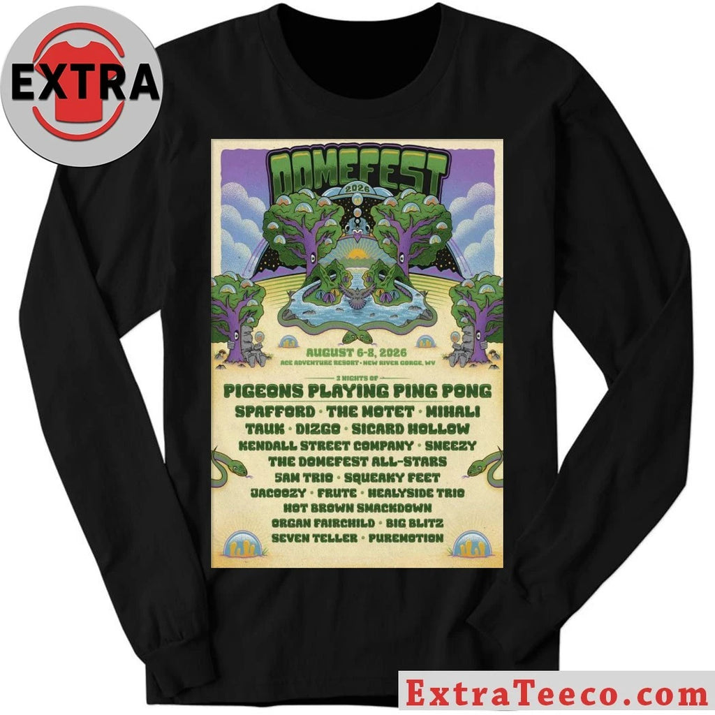 Official Domefest 8 6-8 8 2026 New Gorge WV Poster Shirt