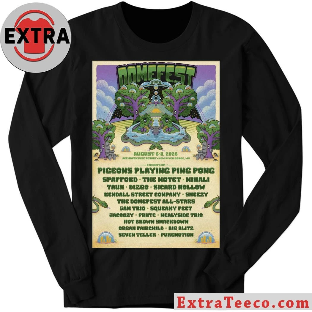 Official Domefest 8 6-8 8 2026 New Gorge WV Poster Shirt