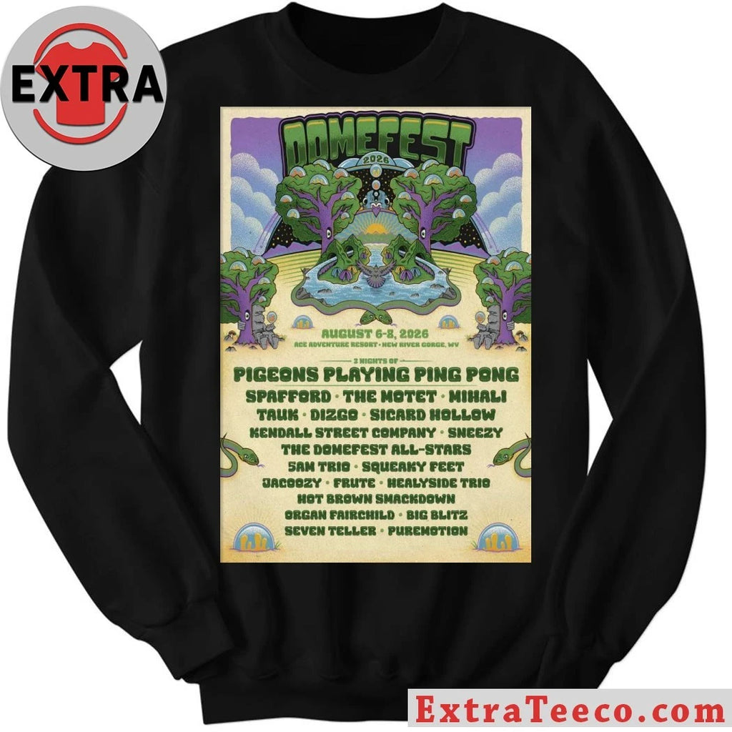 Official Domefest 8 6-8 8 2026 New Gorge WV Poster Shirt
