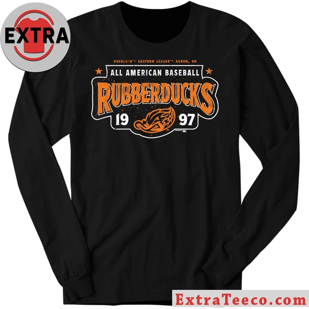 Official Double A Eastern League Akron Og All American Baseball Rubberducks 1997 Shirt