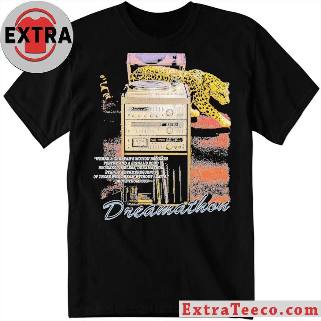 Official Dreamathon Radio Cheetah Vintage Dreams Shirt