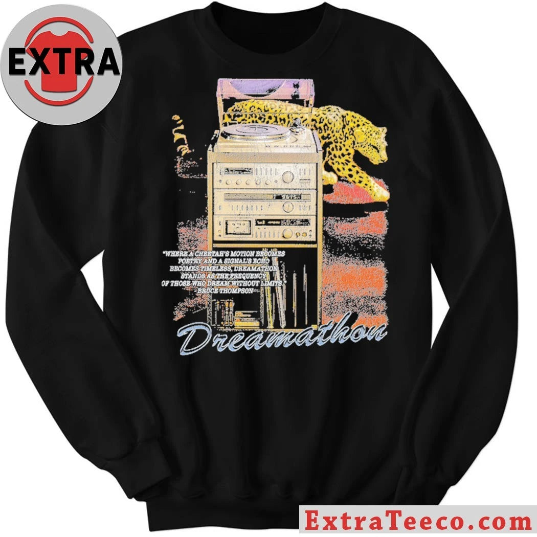 Official Dreamathon Radio Cheetah Vintage Dreams Shirt