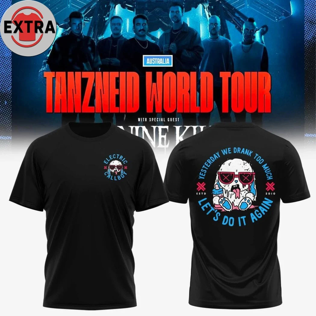 Official Electric Callboy Let’s Do It Again Tanzneid World Tour Shirt