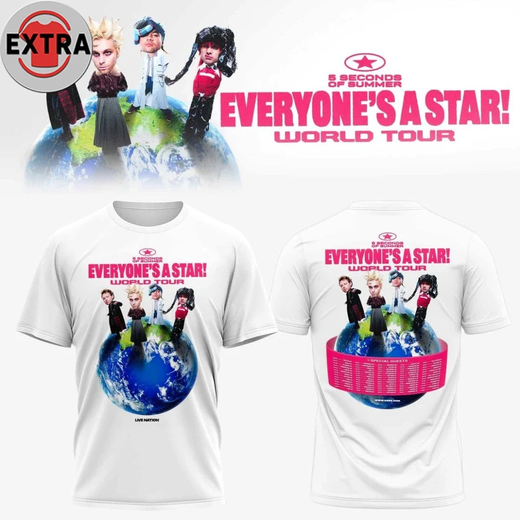 Official Everyone’s A Star World Tour 2026 Hoodie T-Shirt