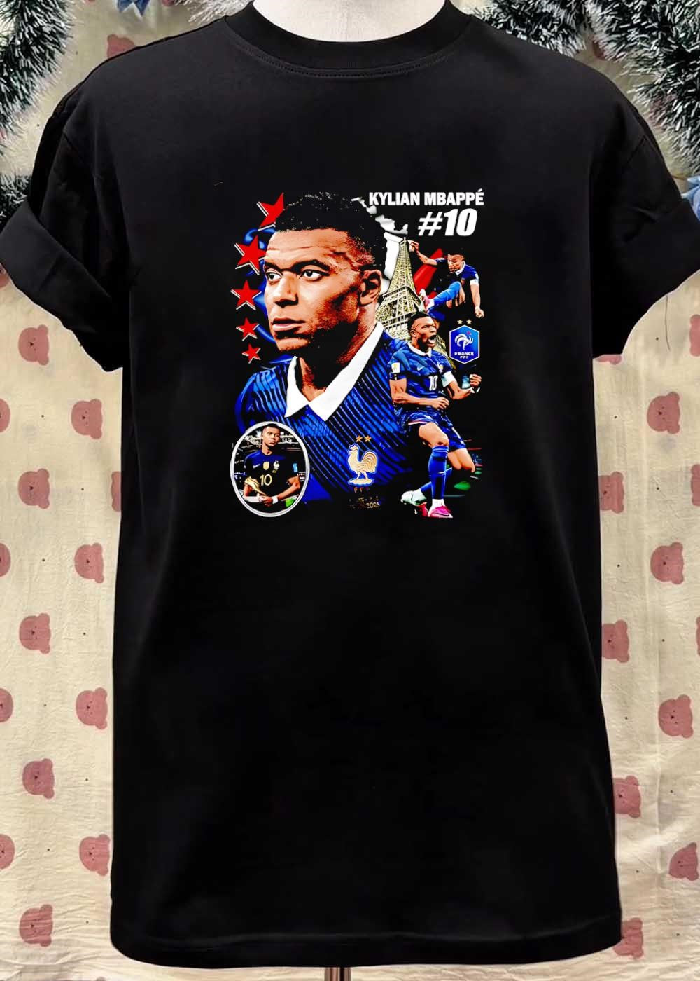 France Football Kylian Mbappé #10 Eiffel Tower Soccer shirt