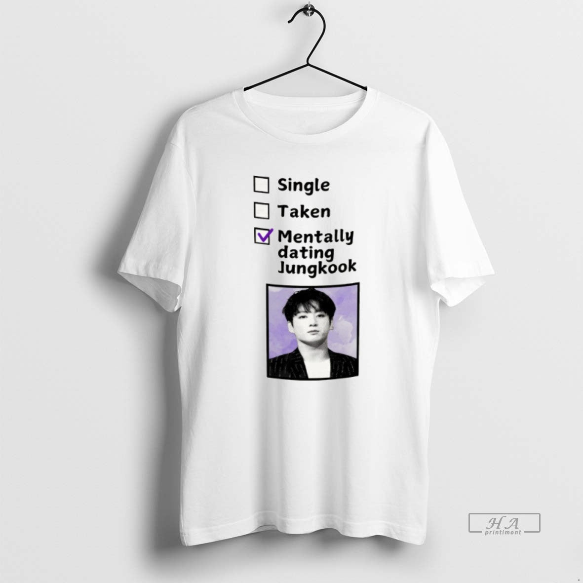 Official Funny Mentally Dating Jungkook Single Taken T-Shirts, Hoodie, Sweatshirt | PodTeesHub.com