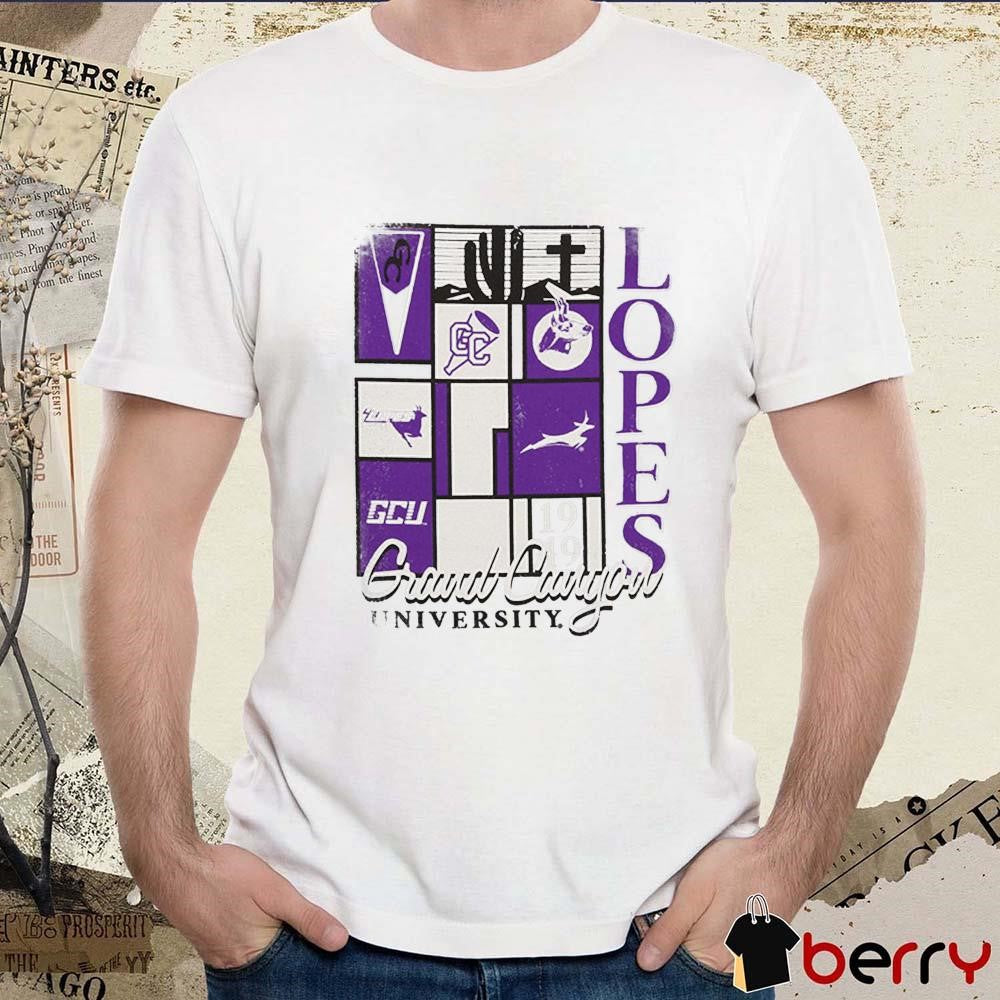 GCU Lopes Grand Canyon University Vintage Logos 1949 Comfort Colors t-shirt