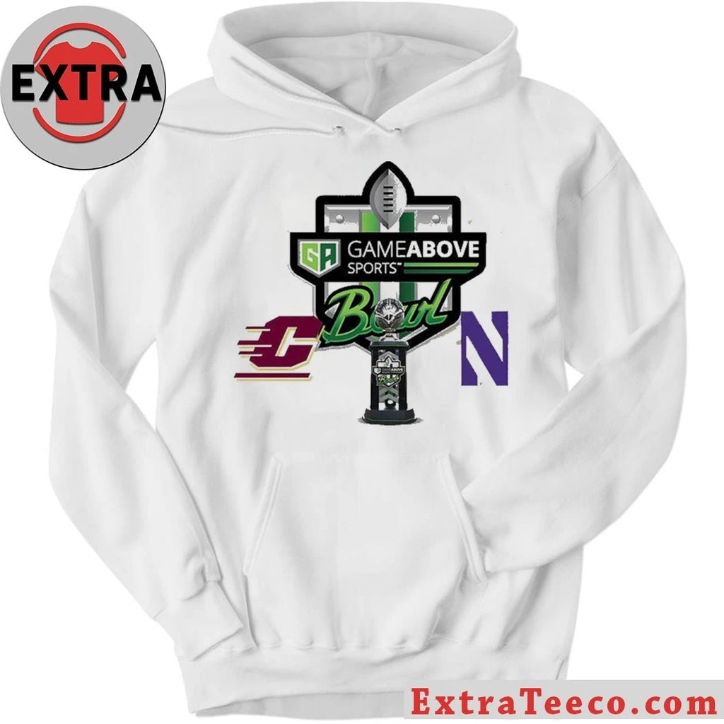 Official GameAbove Sports Bowl Central Michigan Chippewas Vs Northwestern Wildcats Bowl Season College Football 2025 2026 Logo Shirt (Copy)