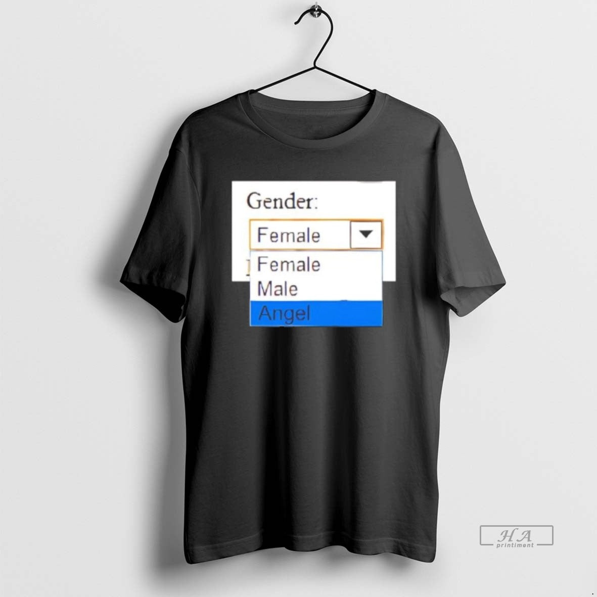 Official Gender Female Male Angel T-Shirts, Hoodie, Sweatshirt | PodTeesHub.com