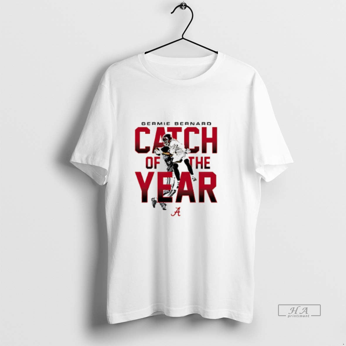 Official Germie Bernard Alabama Football Ncaa Catch Of The Year T-Shirts, Hoodie, Sweatshirt | PodTeesHub.com