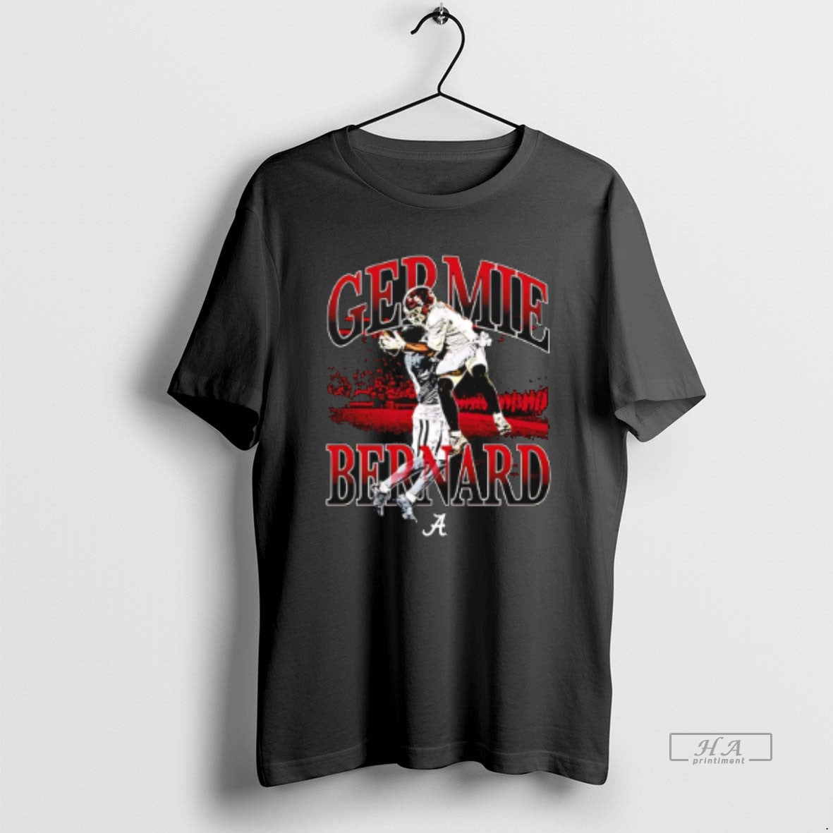 Official Germie Bernard Alabama Football Ncaa Catchaaaaa T-Shirts, Hoodie, Sweatshirt | PodTeesHub.com