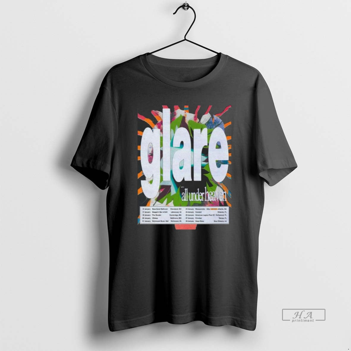 Official Glare January 2026 Shows T-Shirts, Hoodie, Sweatshirt | PodTeesHub.com
