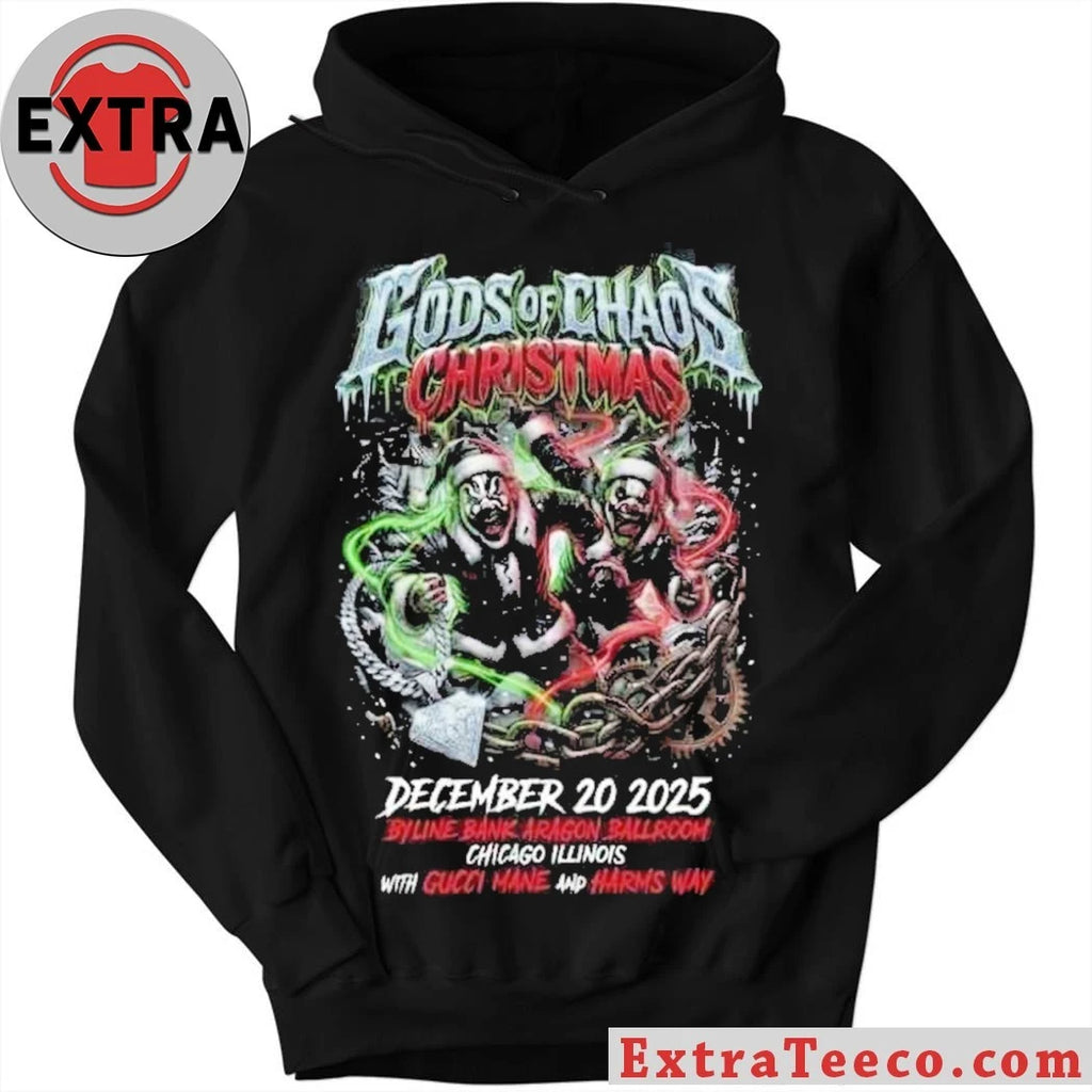 Official Gods of Chaos Christmas Byline Bank Aragon Ballroom, Chicago, Illinois, December 20, 2025 Shirt