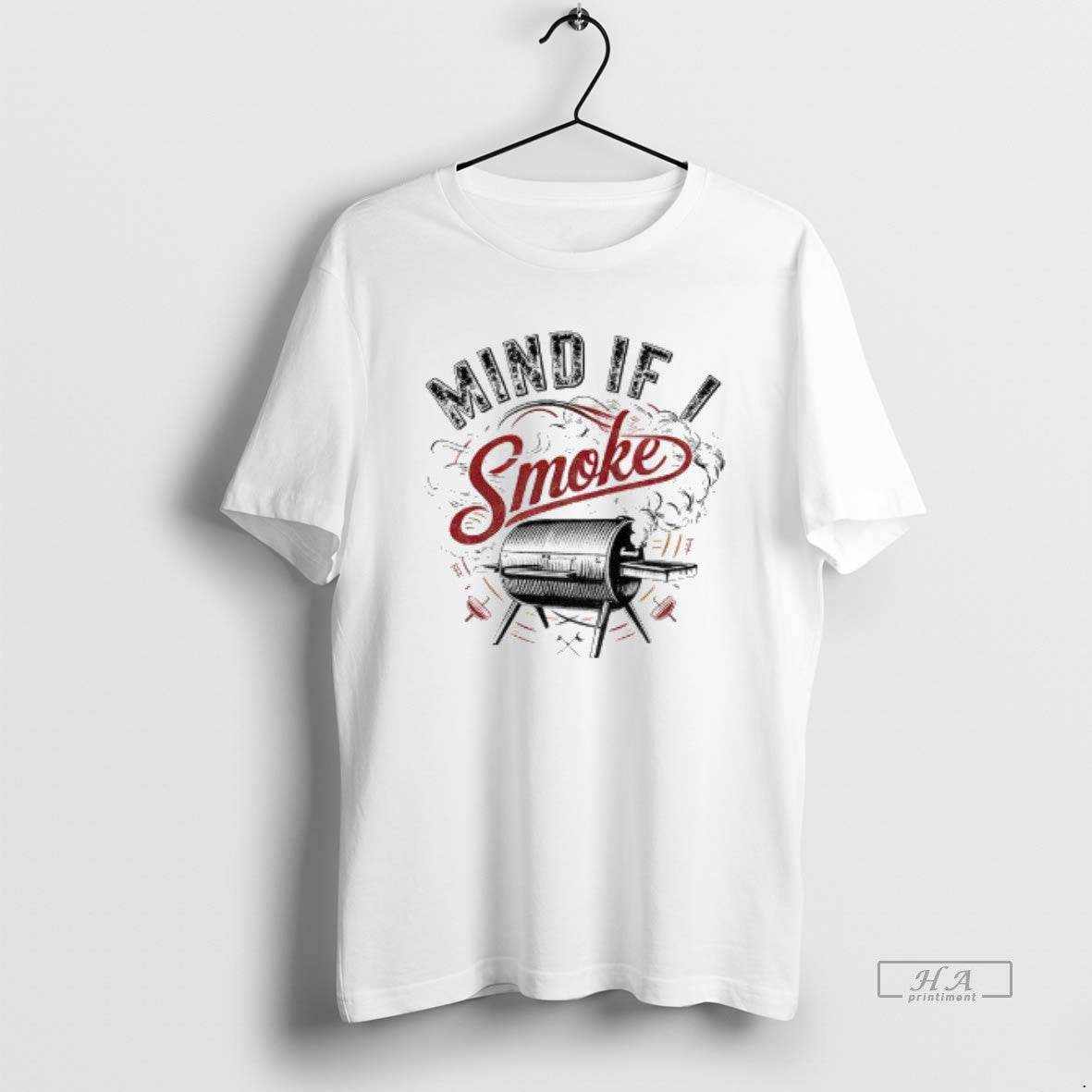 Official Grill Master Smoker Humor Mind If I Smoke Vintage T-Shirts, Hoodie, Sweatshirt | PodTeesHub.com