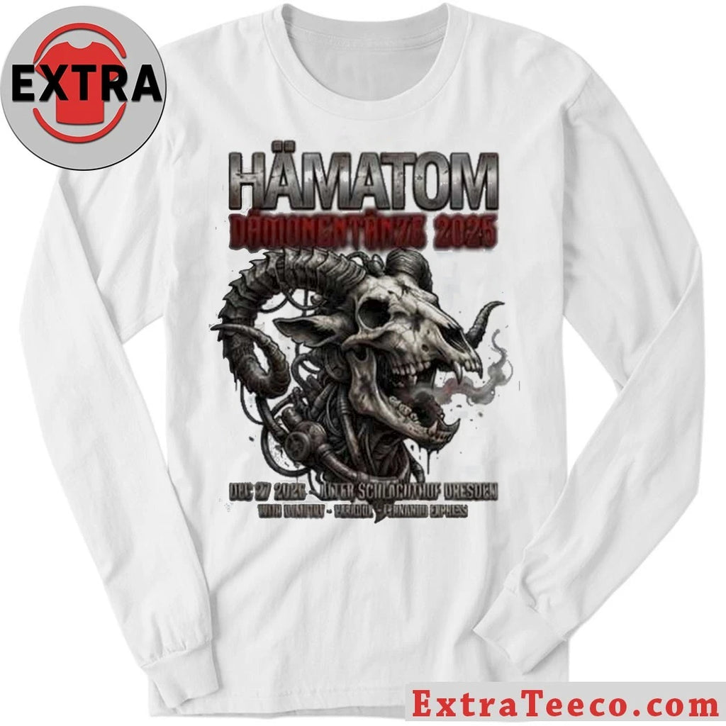 Official Hämatom’s Dämonentanze tour will take place in December 2025 in German cities such as Dresden, Kiel, and Cologne Shirt
