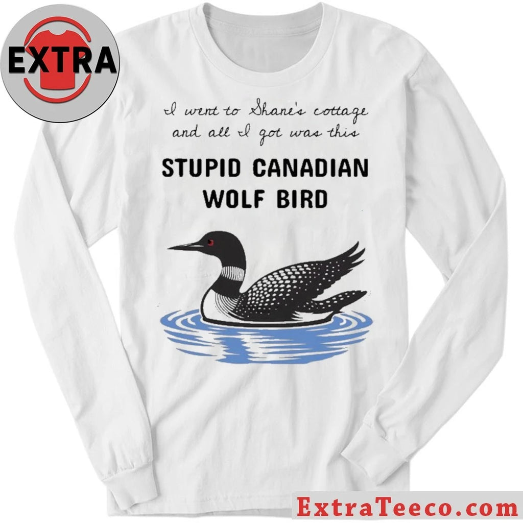 Official Heated Rivalry Stupid Canadian Wolf Bird Common Loon in the province of Ontario and state bird of Minnesota Shirt