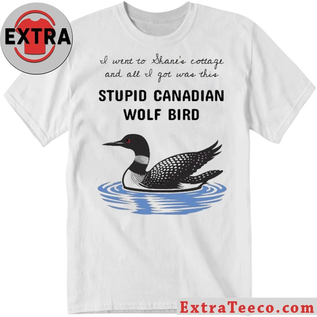 Official Heated Rivalry Stupid Canadian Wolf Bird Common Loon in the province of Ontario and state bird of Minnesota Shirt