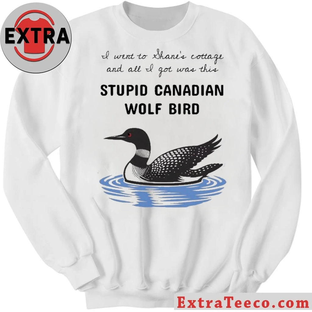 Official Heated Rivalry Stupid Canadian Wolf Bird Common Loon in the province of Ontario and state bird of Minnesota Shirt