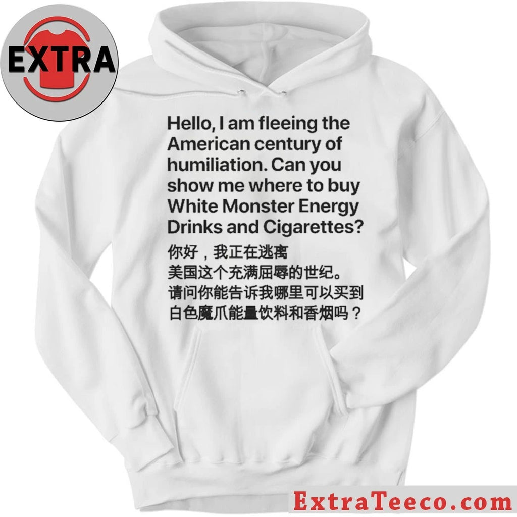 Official Hello, I Am Fleeing The American Century Of Humiliation T-Shirt